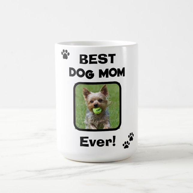 Mug Cute Customize Best Pet Dog Cat Mom Mum Ever (Centre)