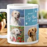 Mug Cute DOG MOM Personnalisé Moderne 7 Photo Collage<br><div class="desc">Présentant notre tasse maman chien moderne et élégant, le cadeau parfait pour tout amoureux des chiens! Cette tasse chic comporte un collage photo personnalisé moderne et le message personnalisé pour montrer votre amour pour votre ami en fureur. En tant que mère de chien, il n'y a rien de mieux que...</div>
