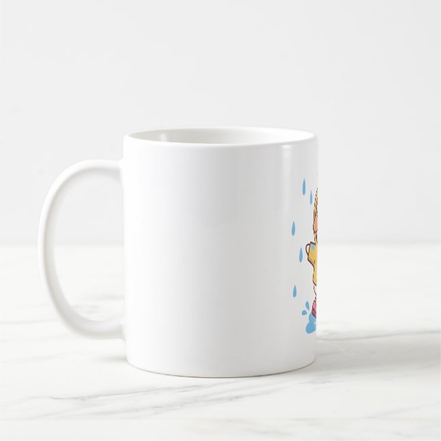 Mug Cute Ducky En Raincoat Jaune (Gauche)