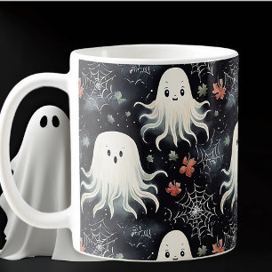 Mug Cute Éffrayant Halloween Fantômes Whimsical Flotta