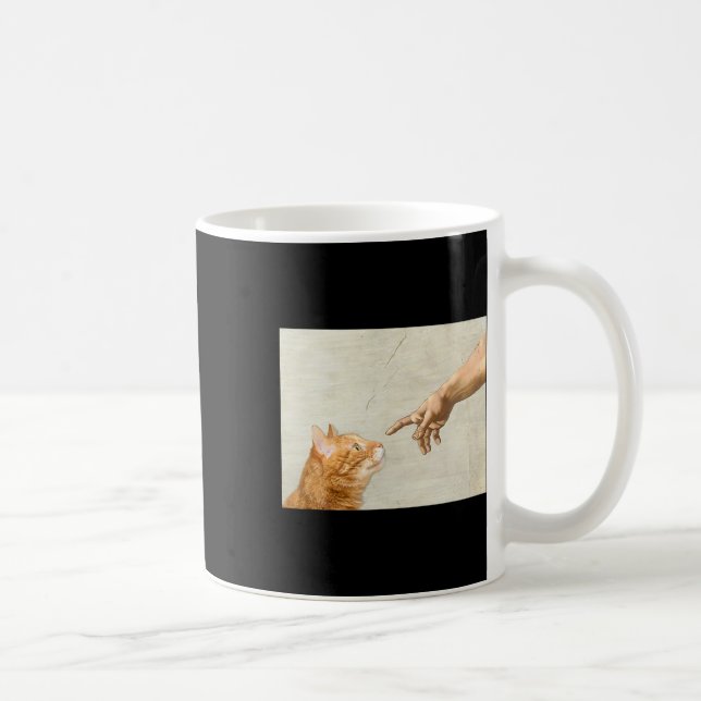 Mug Cute esthétique drôle Chat Art Graphique Y2k Ado f (Droite)