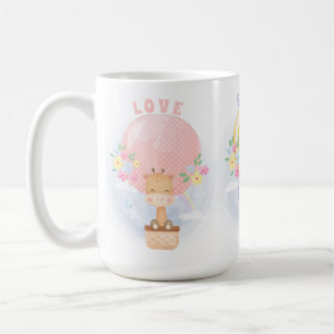 Mug  Cute Faith Hope Love Safari Jungle Balloon