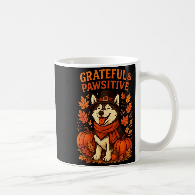 Mug Cute Fall Pumpkin Autumn Dog Lover Tee  (Droite)