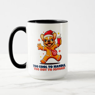 Mug Cute Fawn French Bulldog Puppy Christmas Cookie