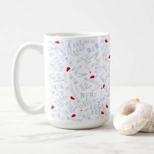 Mug Cute French Oui Oui Bonjour