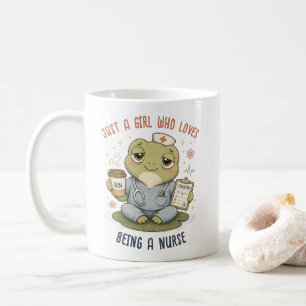 Mug Cute Frog Scrub Life Juste une fille qui aime être