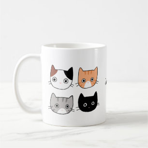 Mug Cute Fun Cats Kittens Nom personnalisé