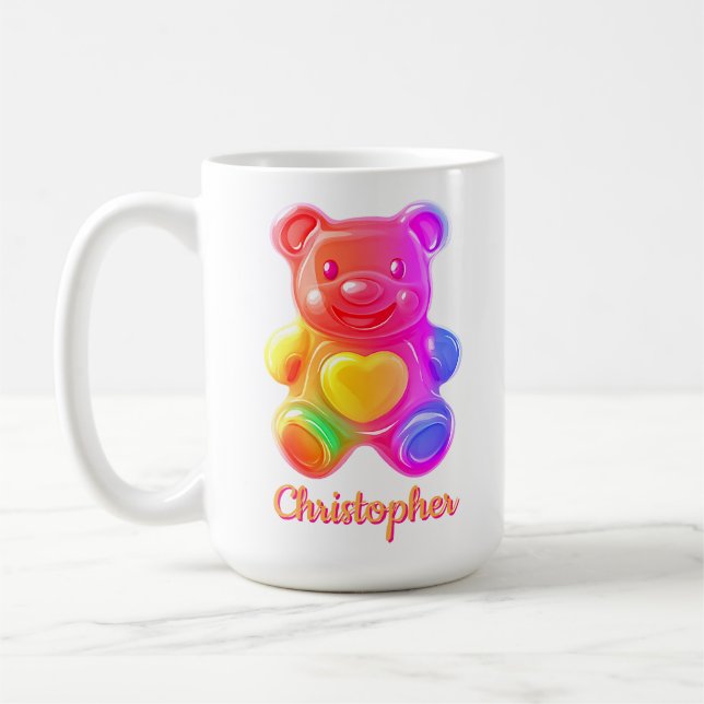 Mug Cute Funny Candy Gimme Gummy Bear (Gauche)