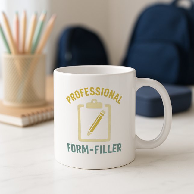 Mug Cute & Funny Parent Mug; Forme de remplissage prof (Créateur téléchargé)