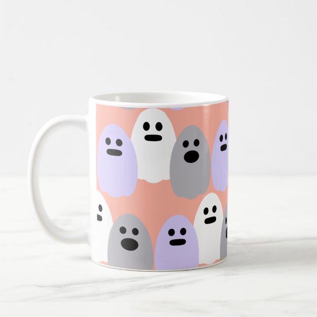 Mug Cute Ghost Pastel (Gauche)