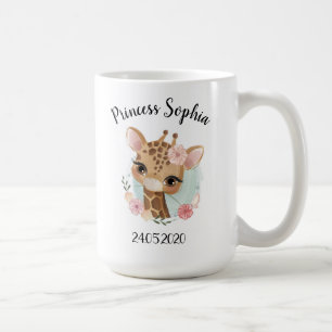 Mug Cute Giraffe Jungle Baby shower d'anniversaire ani