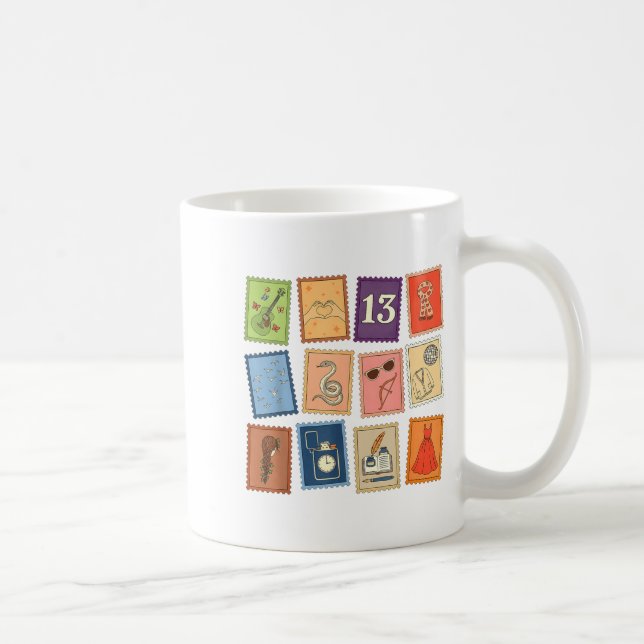 Mug Cute Girly Christmas Pajama Music Album Stamp Aest (Droite)