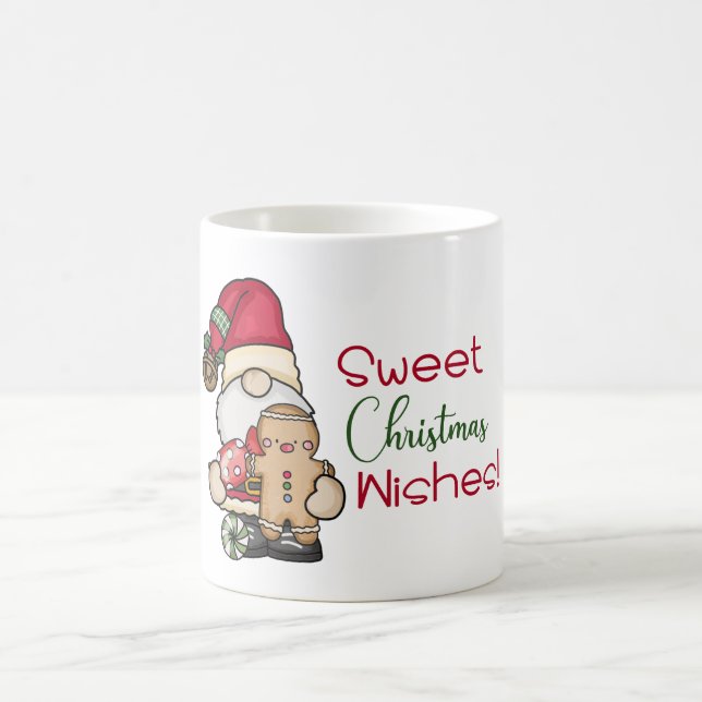 Mug Cute Gnome Gingerbread Sweet Noël (Centre)