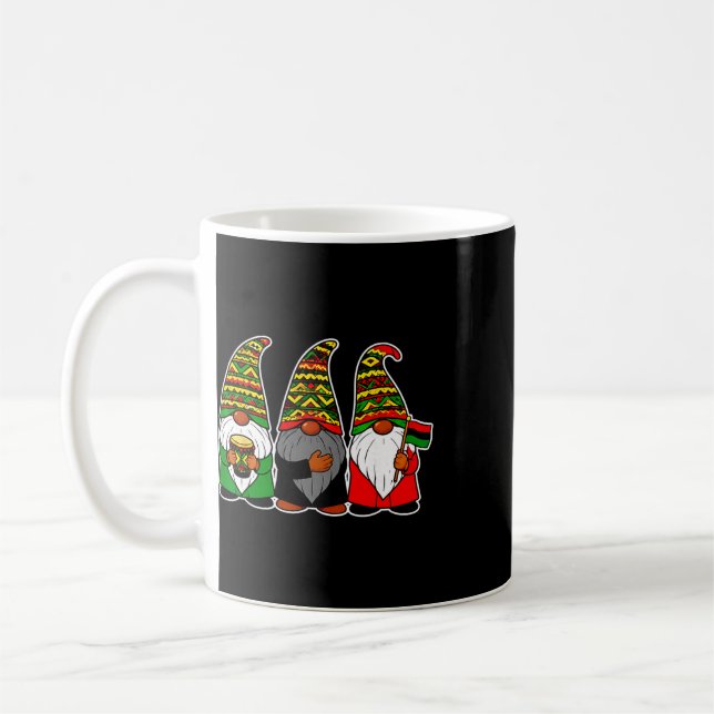 Mug Cute Gnomes du Mois de l'Histoire des Noirs Afro-A (Gauche)