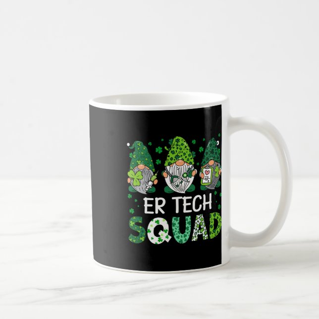 Mug Cute Gnomes Er Tech Squad Drôle de jour de la Sain (Droite)