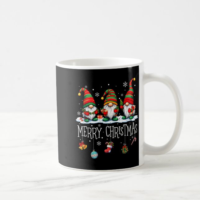 Mug Cute Gnomes Merry Christmas Light Family Gnome Xma (Droite)