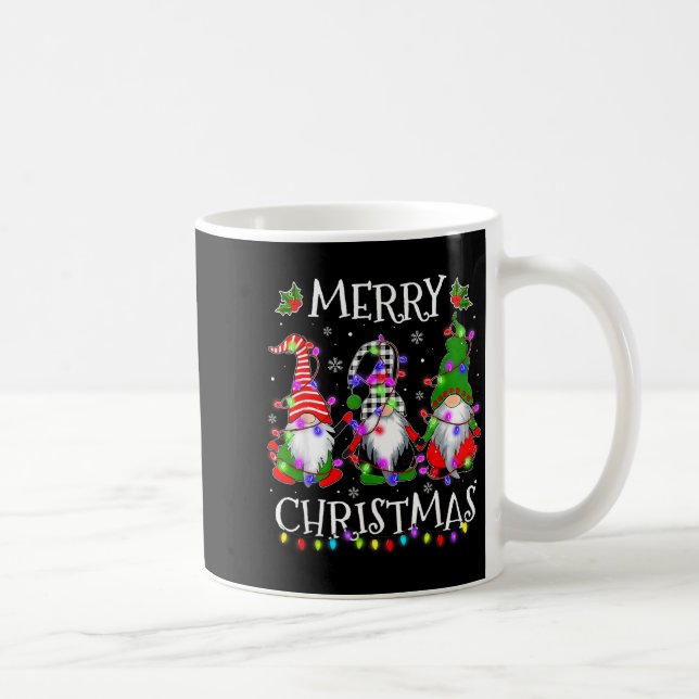 Mug Cute Gnomes Merry Christmas Light Family Gnome Xma (Droite)