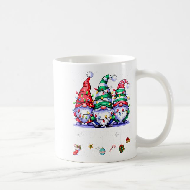 Mug Cute Gnomes Merry Christmas Light Family Gnome Xma (Droite)