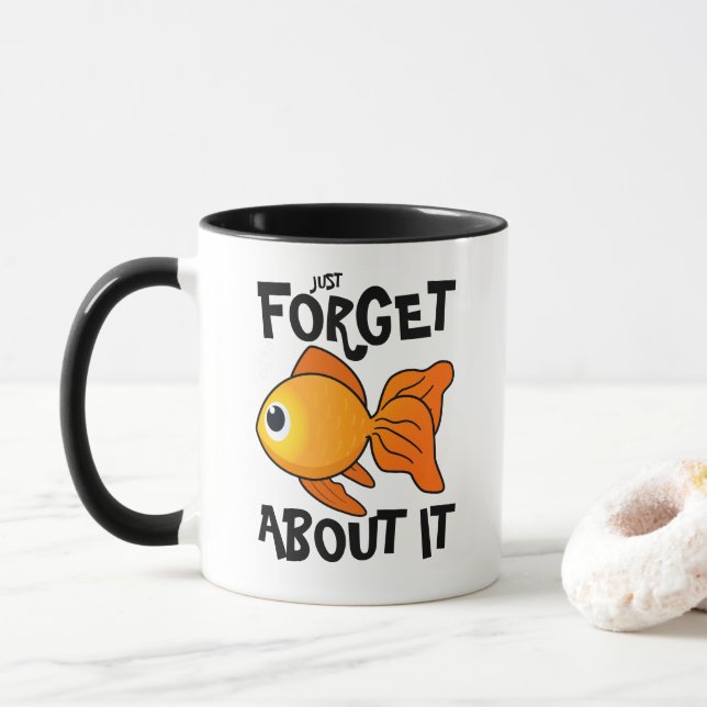 Mug Cute Goldfish : Oubliez-En Juste. (Avec donut)