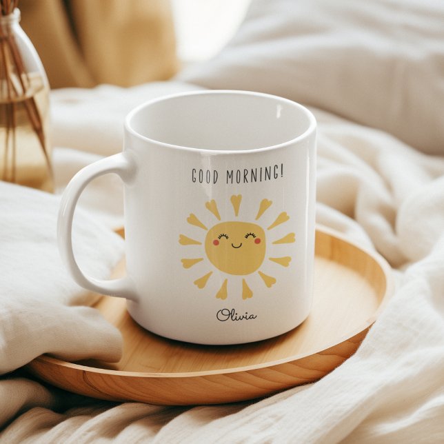Mug Cute Good Morning Kawaii Sunshine Personnalisé (Créateur téléchargé)