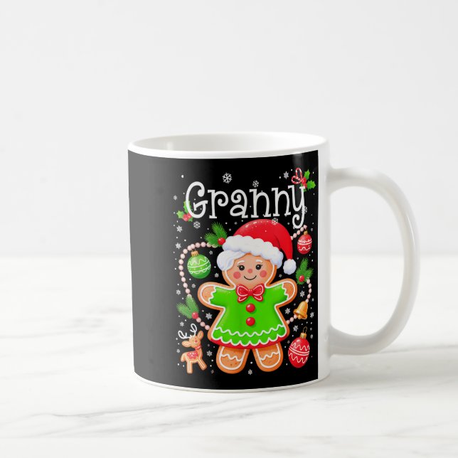 Mug Cute Granny Gingerbread Family Matching Christmas  (Droite)