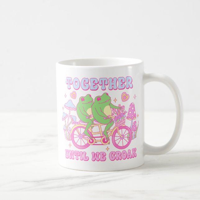 Mug Cute Grenouille Couple - Ensemble Jusqu'À Ce Que N (Droite)