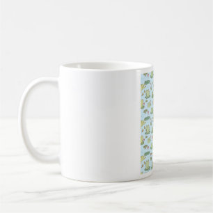 Mug Cute grenouilles et libellules Motif d'étang