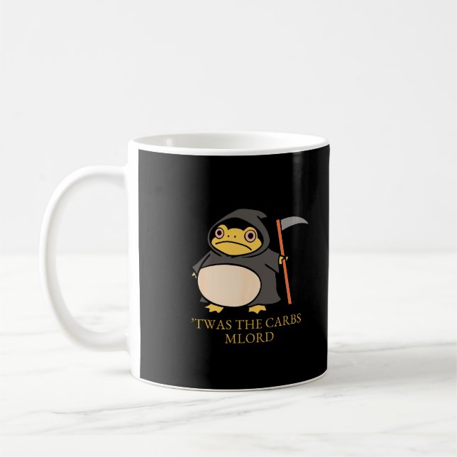 Mug Cute Grim Reaper Frog – C'étaient les glucides, M' (Gauche)