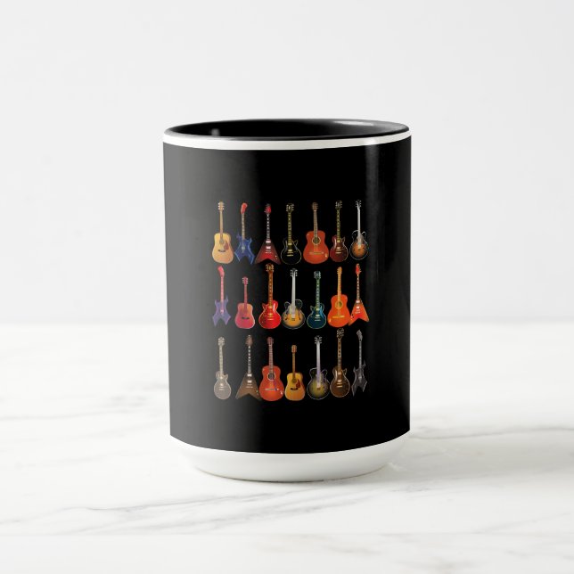 Mug Cute Guitar Rock and Roll Musical Instruments (Centre)
