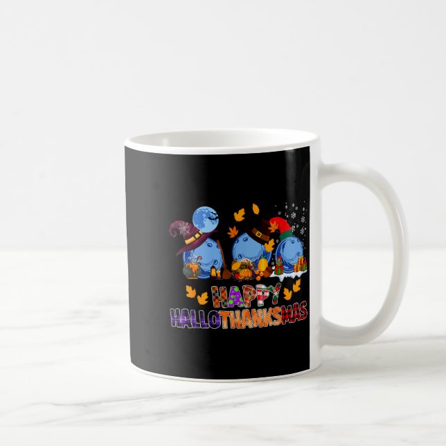 Mug Cute Hallothanksmas Bowling Halloween Thanksgiving (Droite)