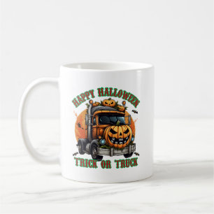 Mug Cute Halloween Citrouille Truck Kids Éffrayant Fes