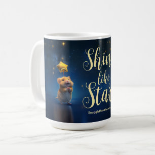 Mug Cute Hamster avec texte Briller comme une étoile