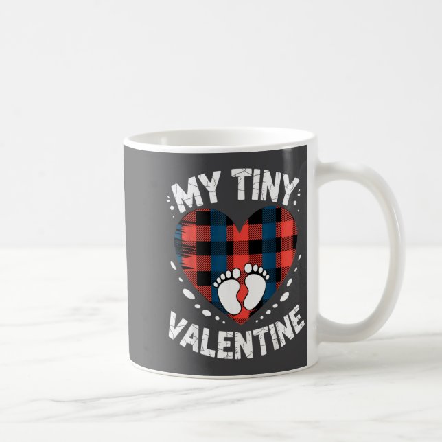 Mug Cute Heart My Tiny Valentine Pregnancy Announcemen (Droite)