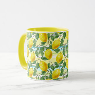 Mug Cute Hip Tropical Summer Lemon Fruit Motif