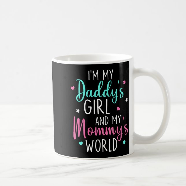 Mug Cute I'm My Daddy's Girl And My Mommy's World Baby (Droite)