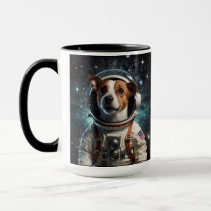 Mug Cute Jack Russell Astronaut Terrier