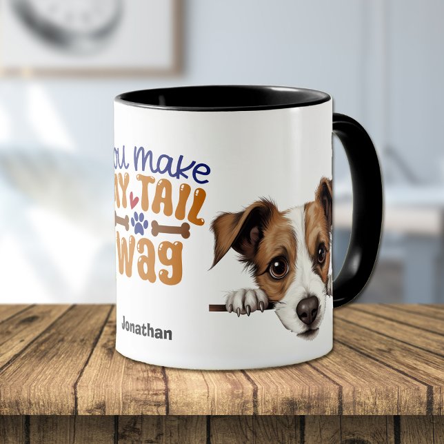 Mug Cute Jack Russell Terrier Tu Fais Mon Baguette (Créateur téléchargé)
