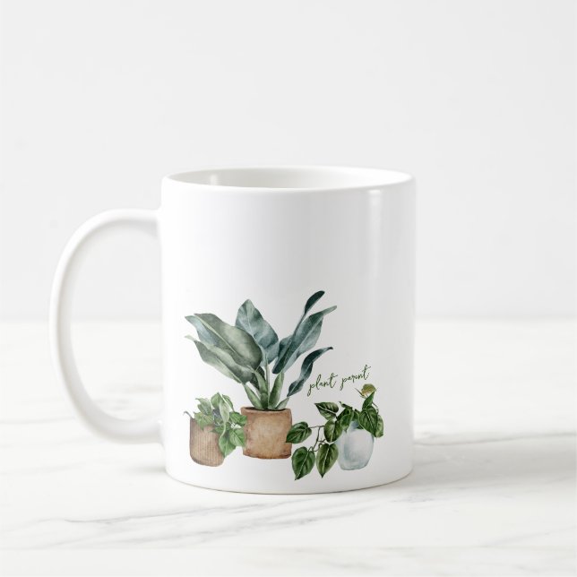 Mug Cute jardinage Plante botanique Parent (Gauche)