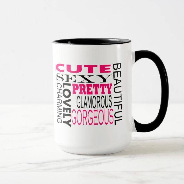 Mug CUTE jolie (Droite)