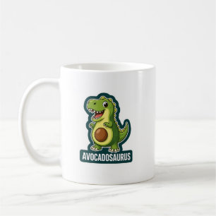 Mug Cute Kawaii Avocadosaurus Dinosaure Blague Drôle