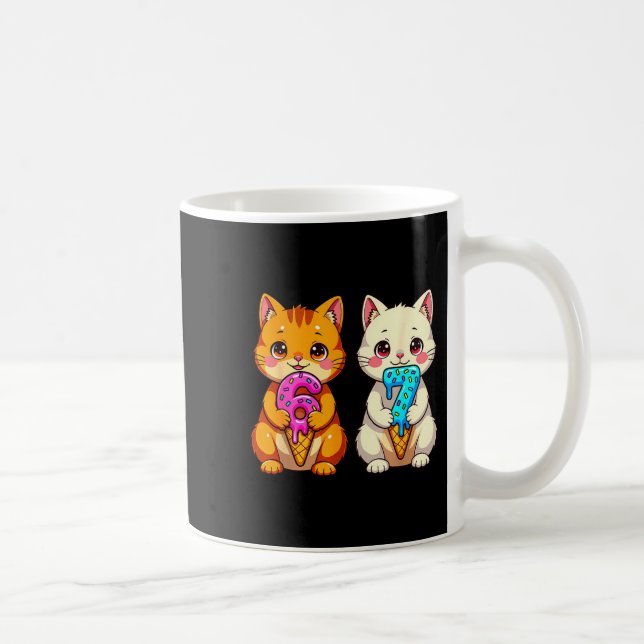 Mug Cute Kawaii Cats Neko 67 Drip Meme Funny Six Seven (Droite)