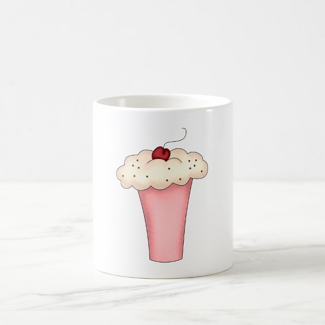Mug Cute Kawaii Cupcake Milkshake avec cerise (Créateur téléchargé)