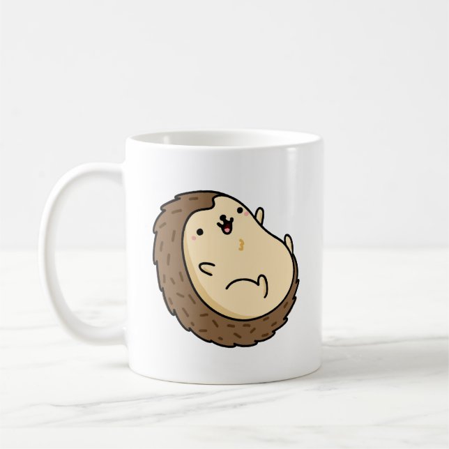 Mug Cute Kawaii Hedgehog (Gauche)