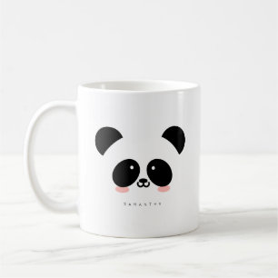 Mug Cute Kawaii Panda  Ajouter votre nom