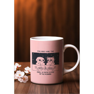 Mug Cute Kawaii Romantique à thème animal