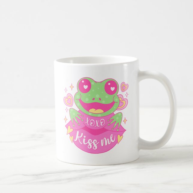Mug Cute Kiss Me Frog - Xoxo (Droite)