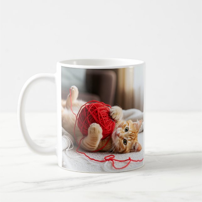 Mug Cute Kitten Yarn (Gauche)
