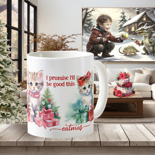 Mug Cute Kittens Joyeux Catmas Noël