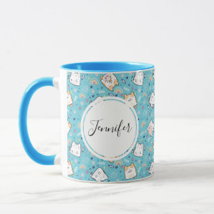 Mug Cute Kitty Chat Motif Whimsical