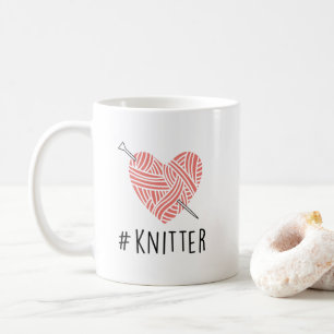 Mug Cute Knitter Mug, Tricot mug, Cadeau pour tricoter
